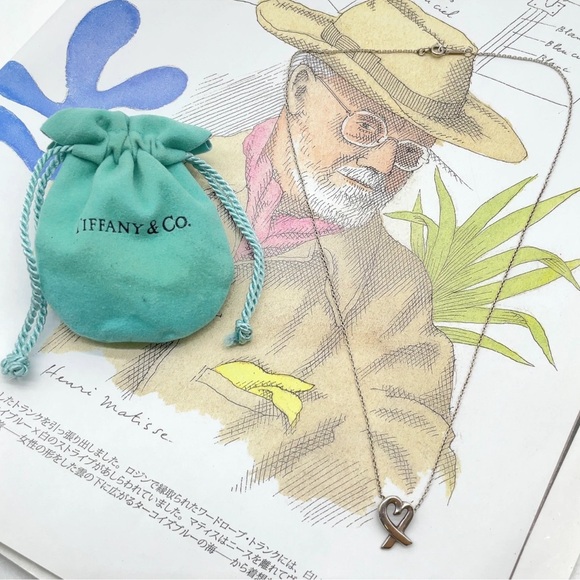 Tiffany & Co. Loving Heart S925  Necklace 2.6 gram W/Box/Dustbag - Picture 2 of 12